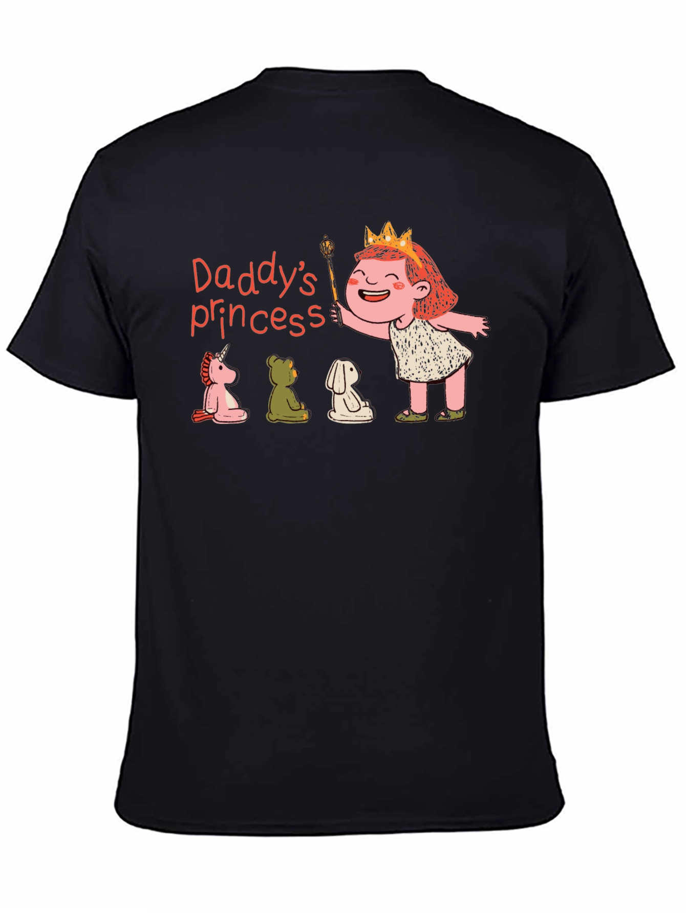 Daddys Princess T-Shirt Cute Cartoon Design
