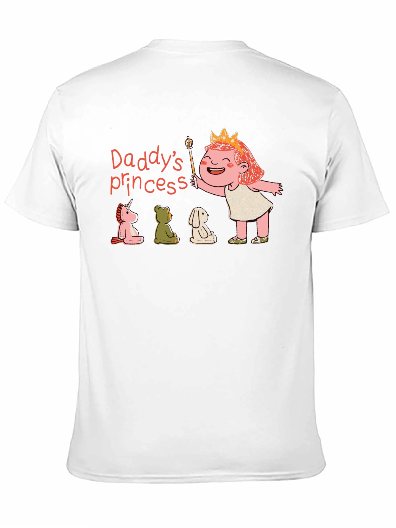 Daddys Princess T-Shirt Cute Cartoon Design