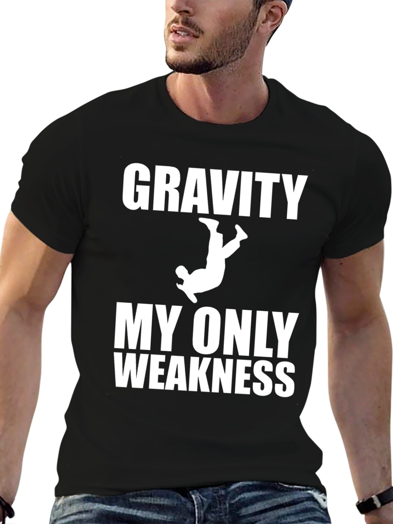 Gravity My Only Weakness Black T-Shirt
