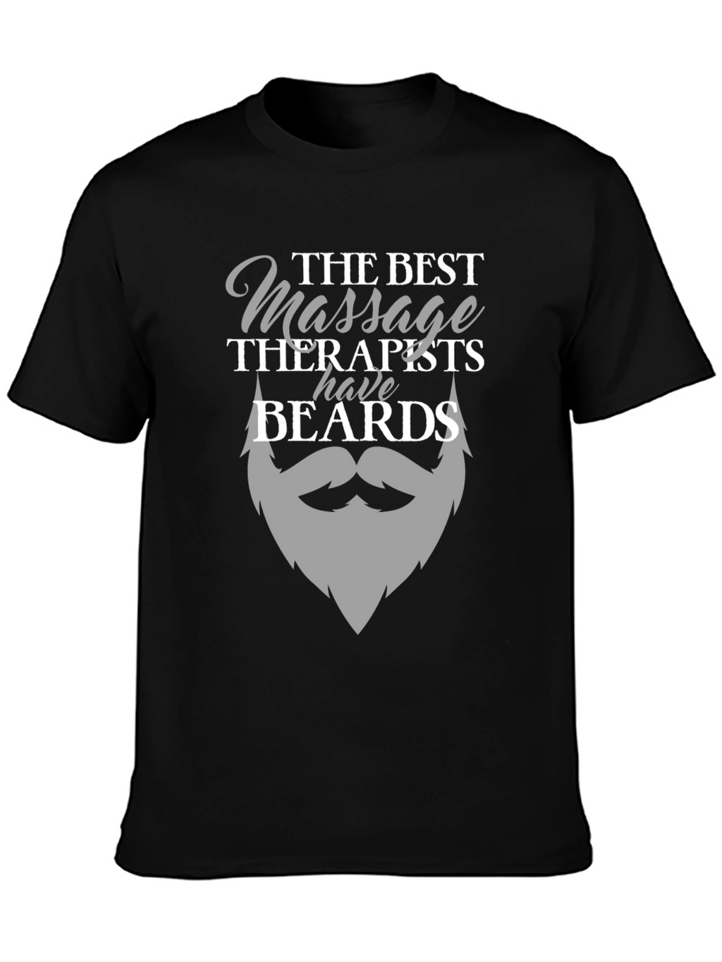 Bearded Massage Therapist T-Shirt - Funny Massage Gift