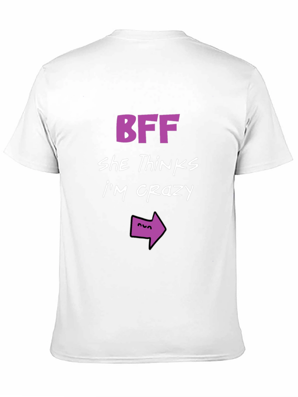 BFF Crazy Arrow T-Shirt - Funny Matching Tee