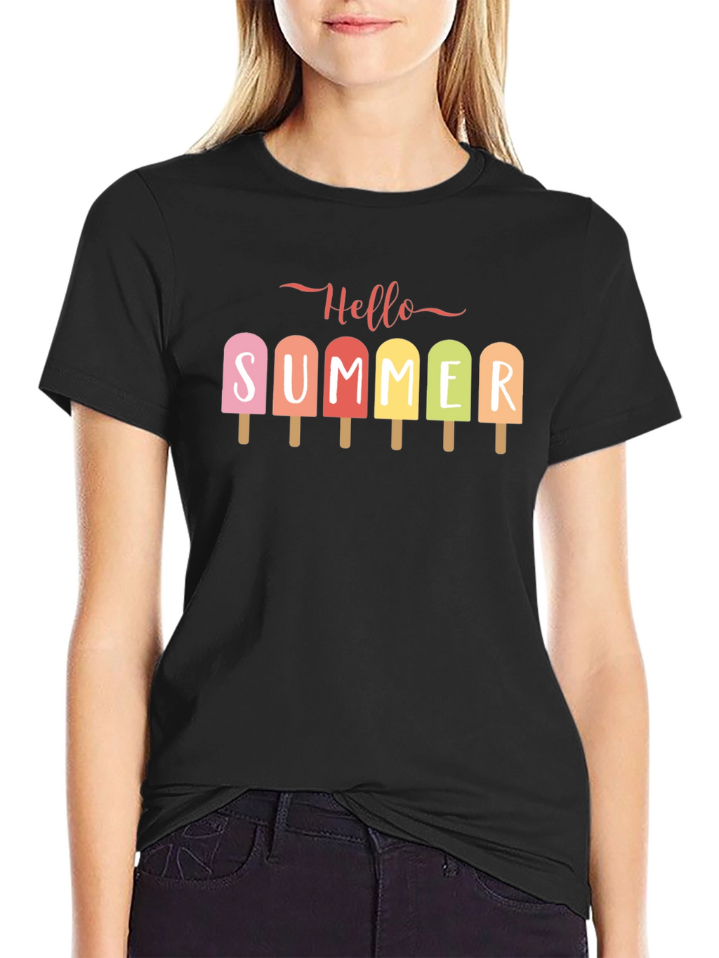 Hello Summer Popsicle Graphic Tee