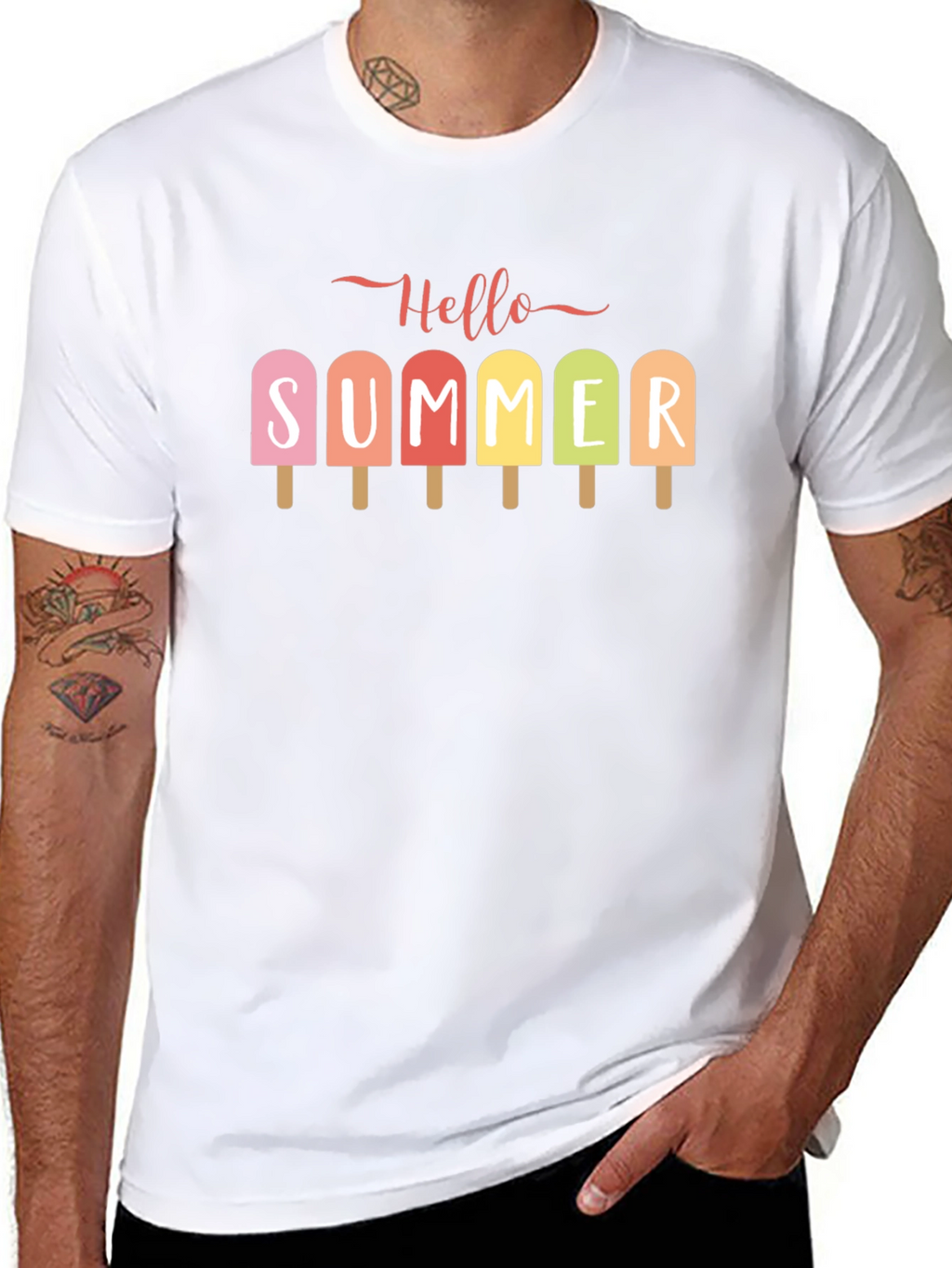 Hello Summer Popsicle Graphic Tee