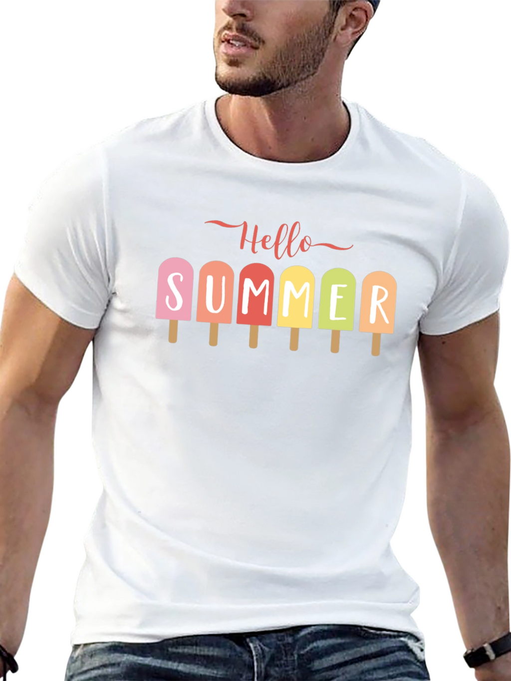 Hello Summer Popsicle Graphic Tee