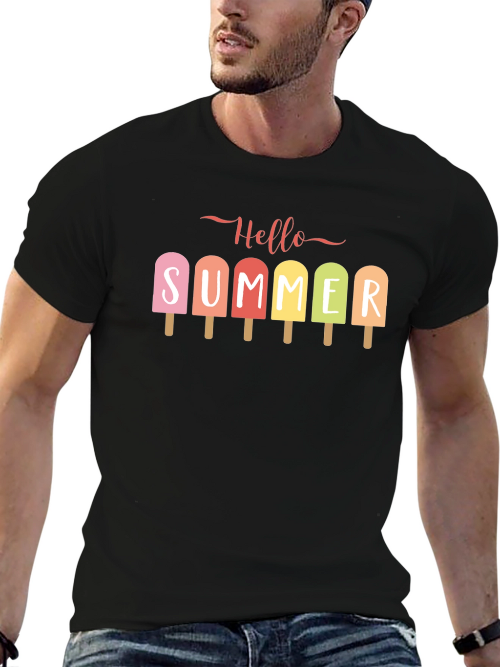 Hello Summer Popsicle Graphic Tee
