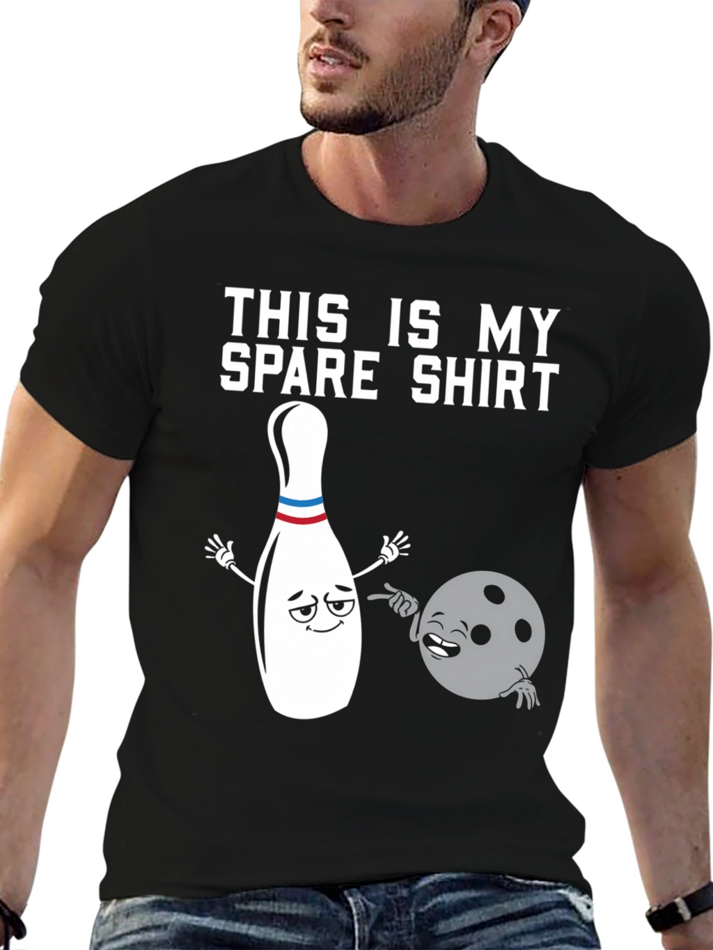 This Is My Spare Shirt - Bowling T-Shirt