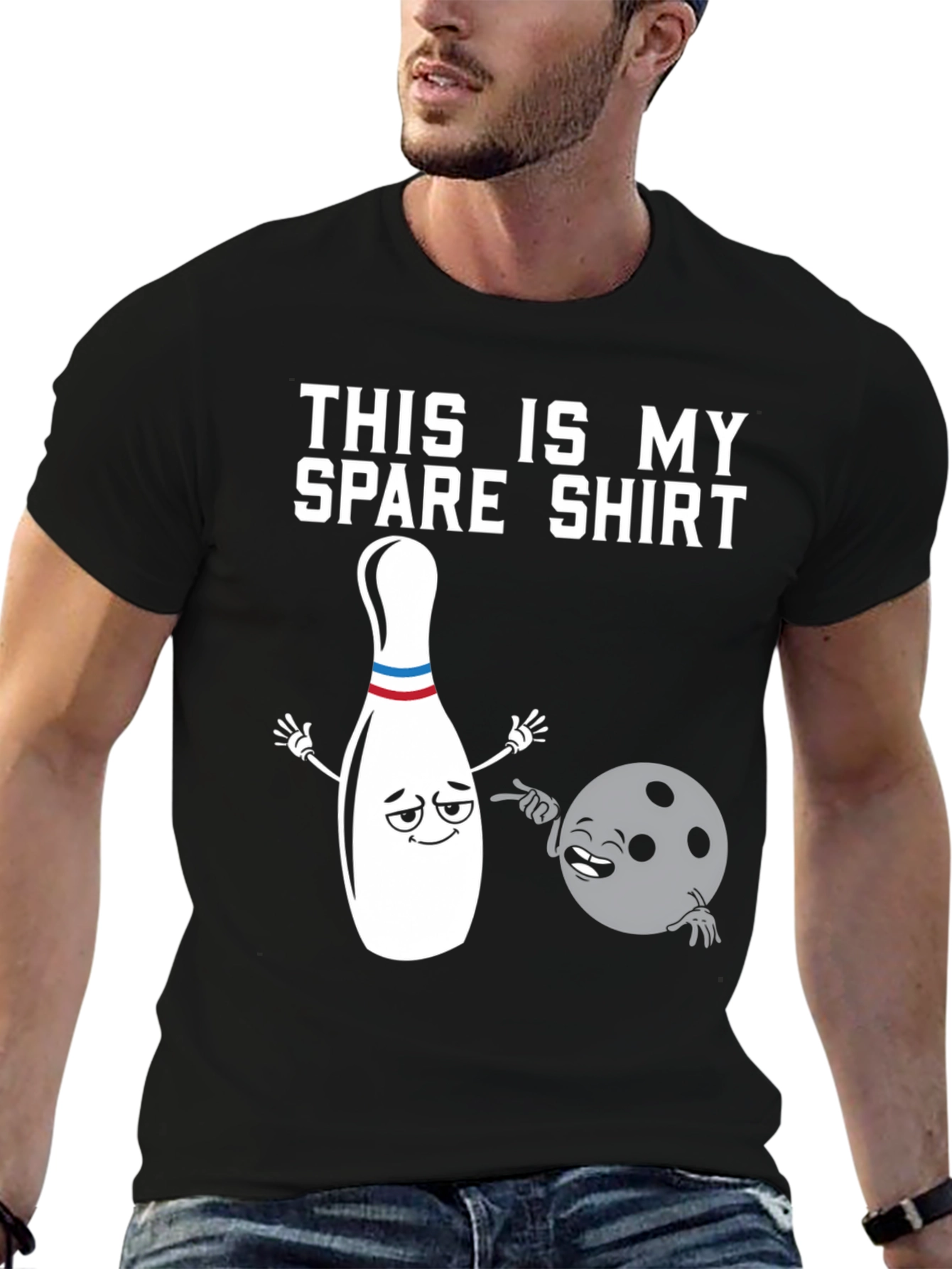 This Is My Spare Shirt - Bowling T-Shirt
