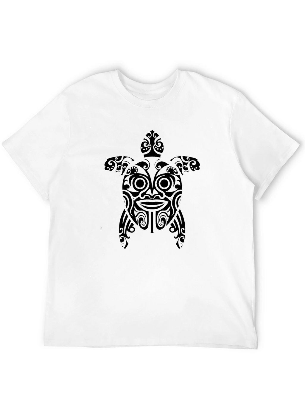 Tribal Turtle Graphic Tee - Black
