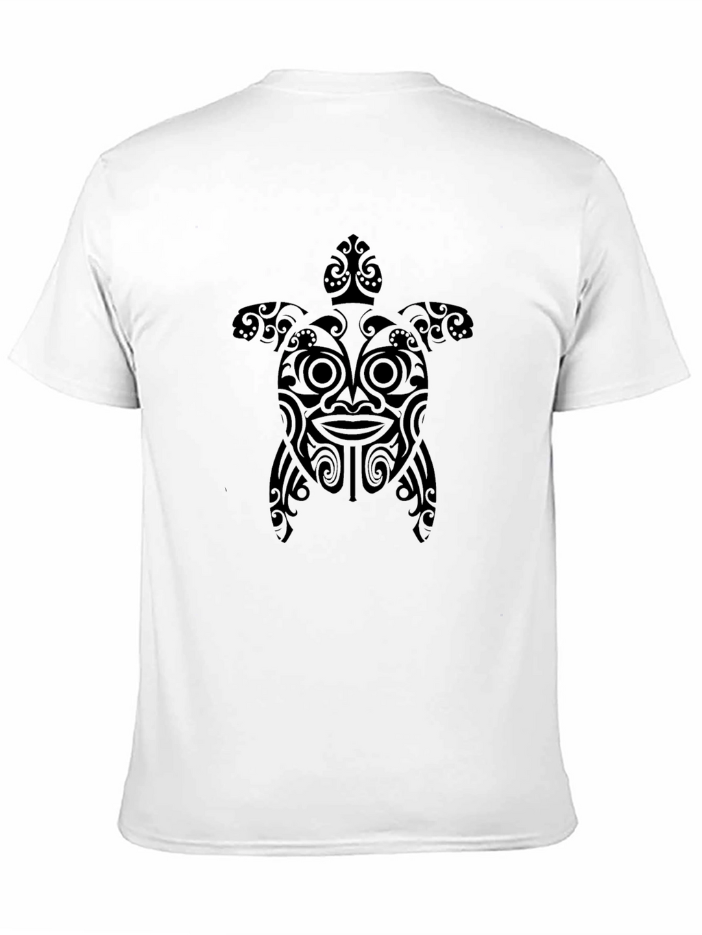 Tribal Turtle Graphic Tee - Black