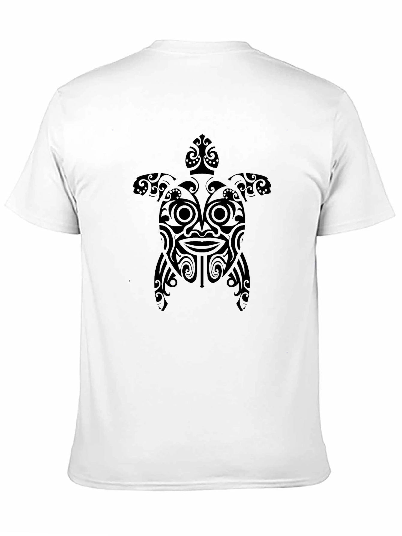 Tribal Turtle Graphic Tee - Black
