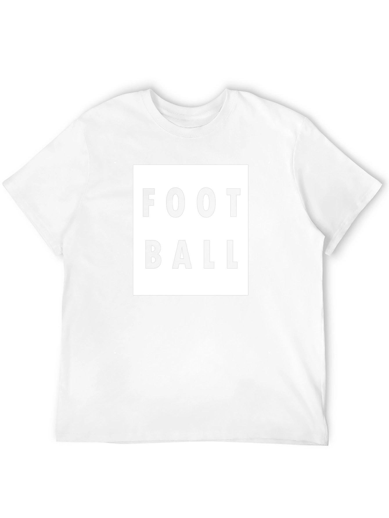 Football Graphic Tee - Black Cotton Shirt
