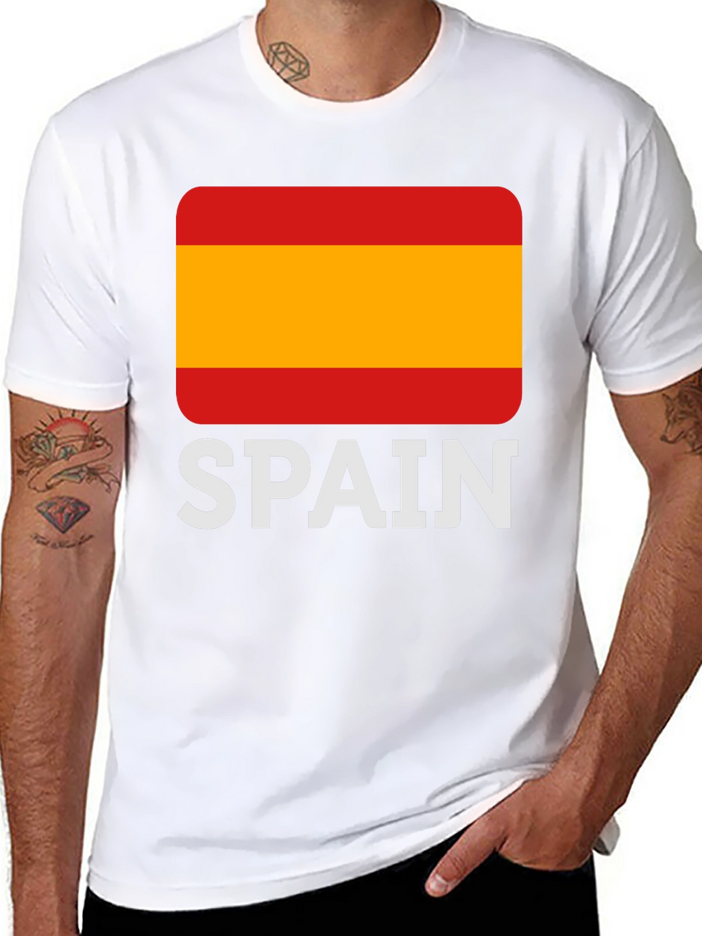 Spain Flag T-Shirt - Stylish National Pride Tee