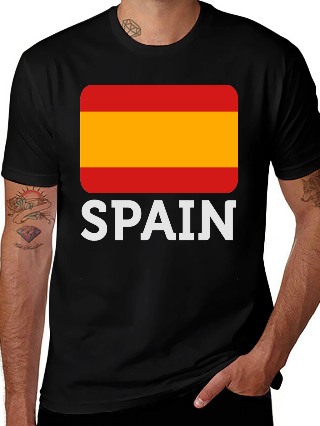 Spain Flag T-Shirt - Stylish National Pride Tee