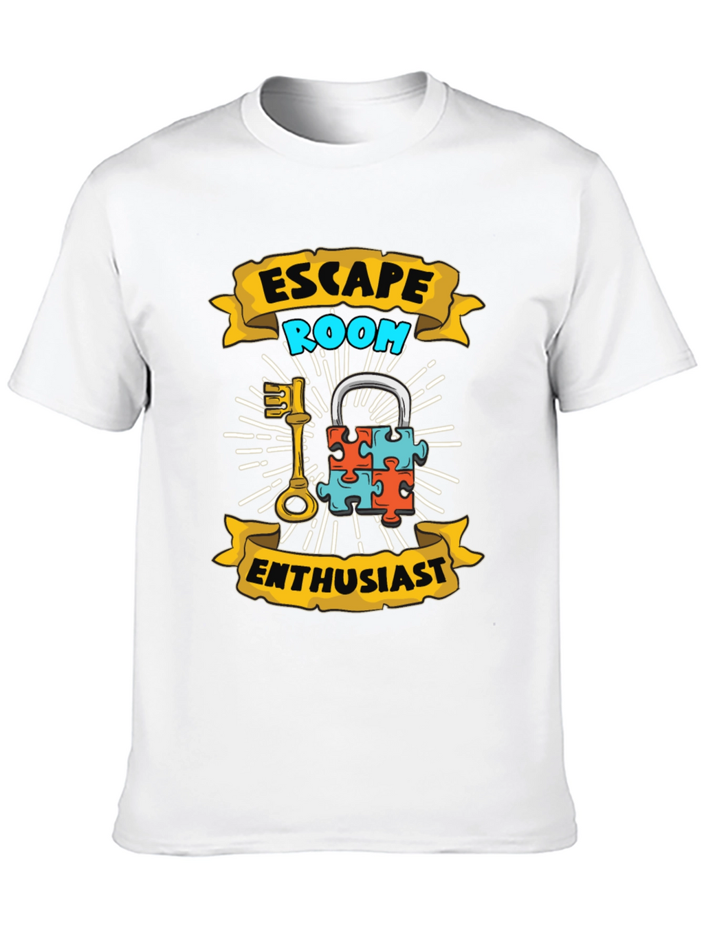 Escape Room Enthusiast Black T-Shirt