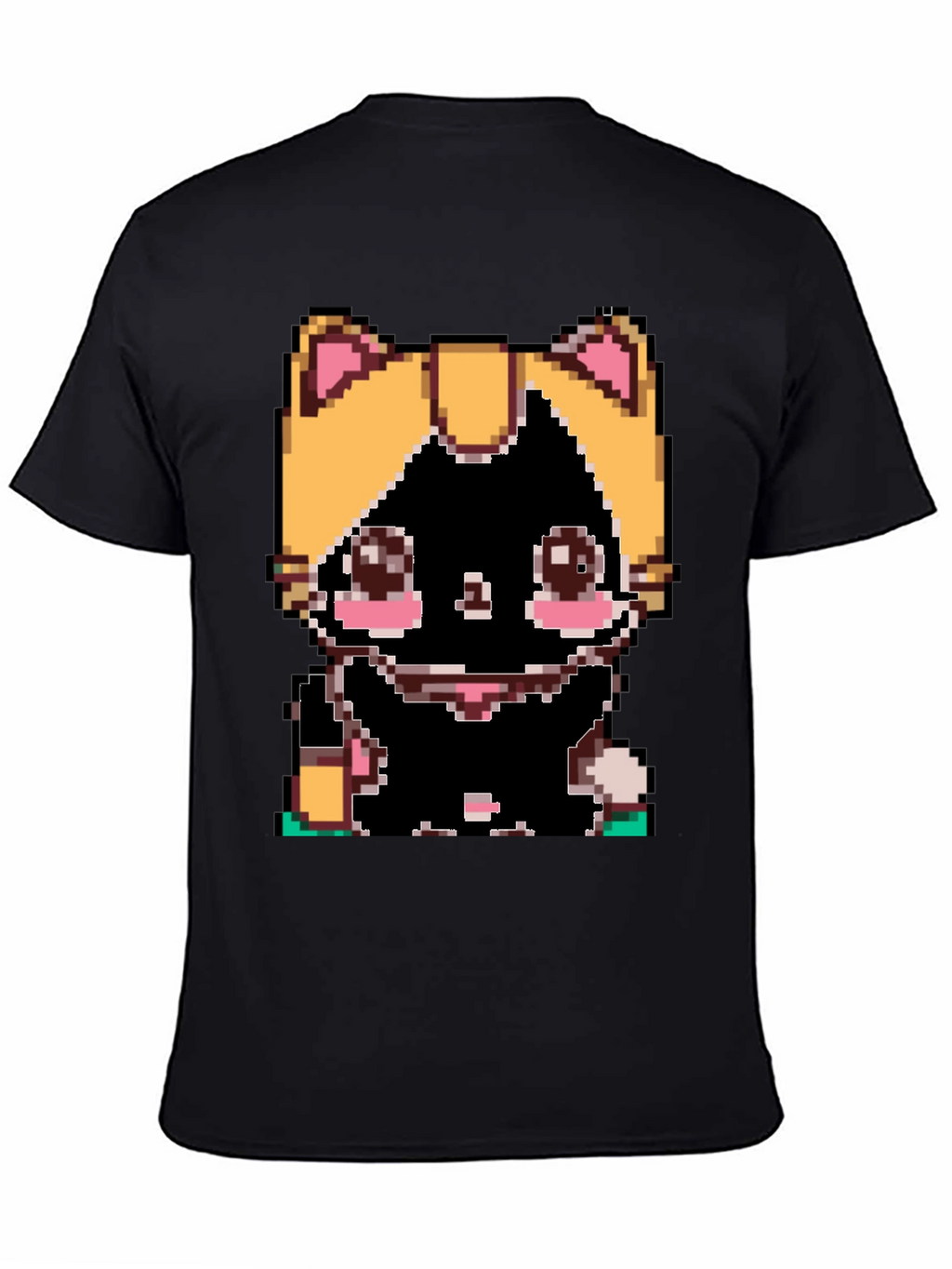 Pixel Cat T-Shirt - Retro Gaming Style