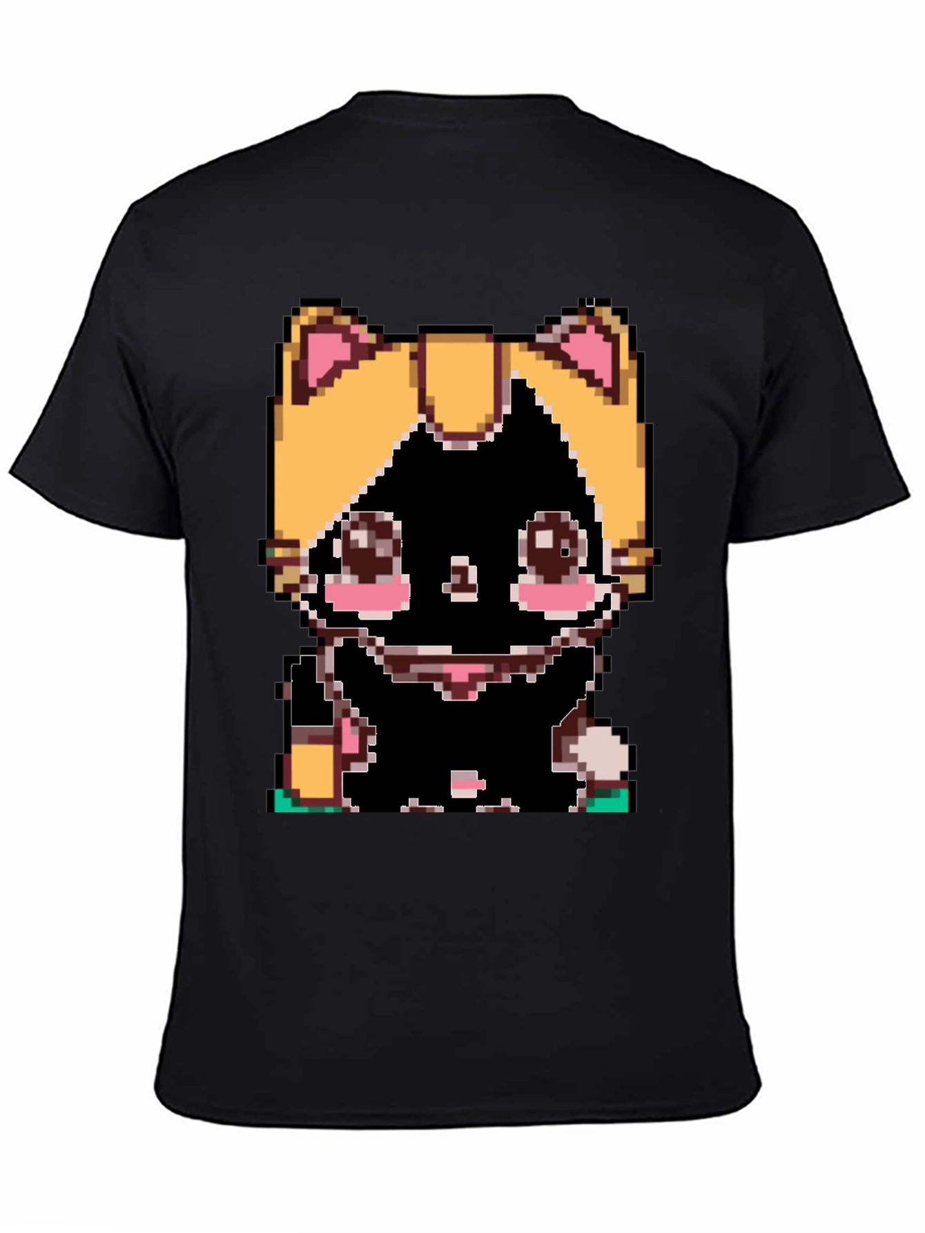 Pixel Cat T-Shirt - Retro Gaming Style