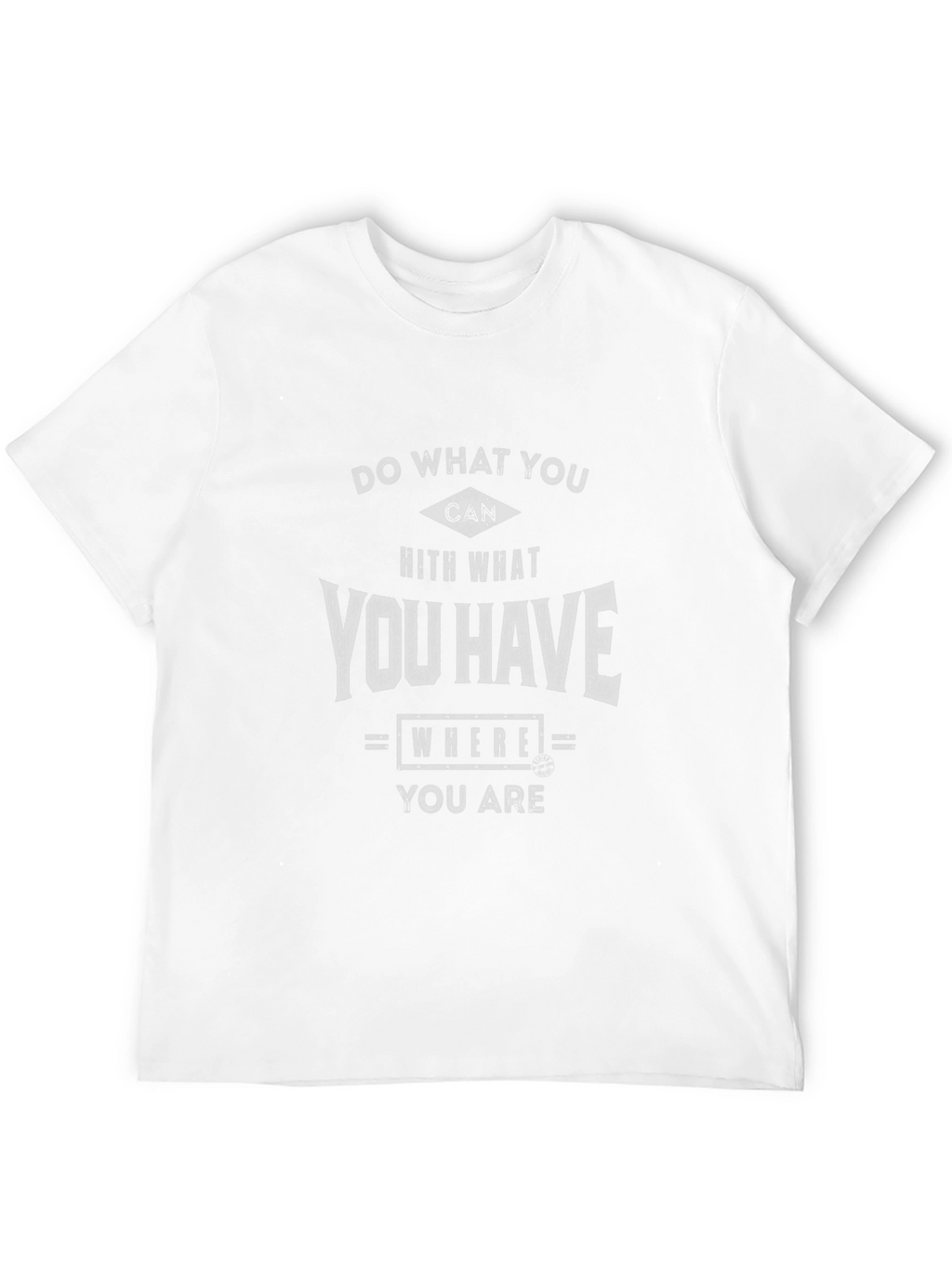 Inspirational Graphic Tee - Do What You Can T-Shirt