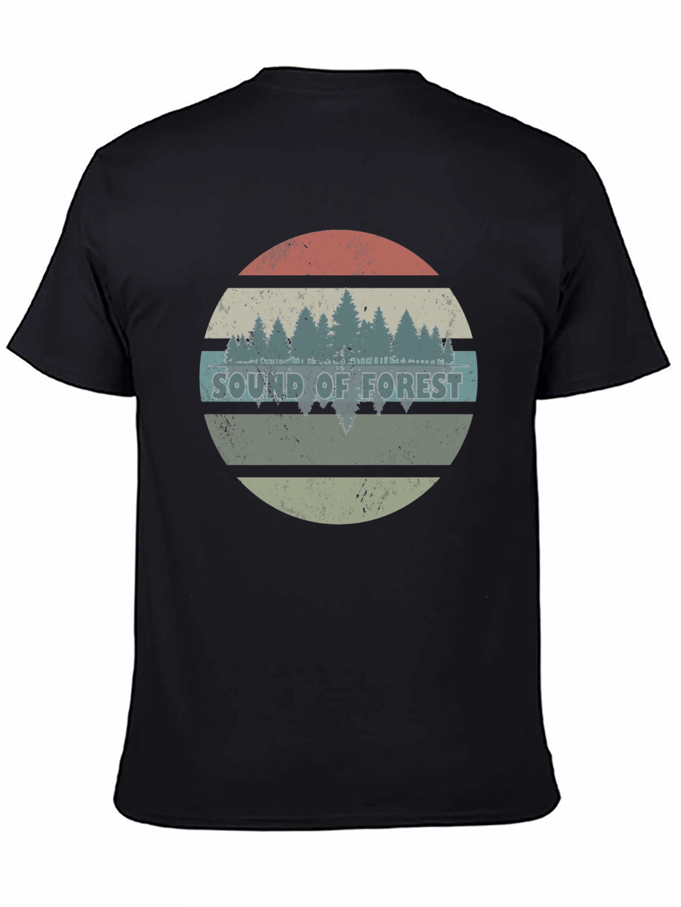 Sound of Forest Graphic Tee - Black