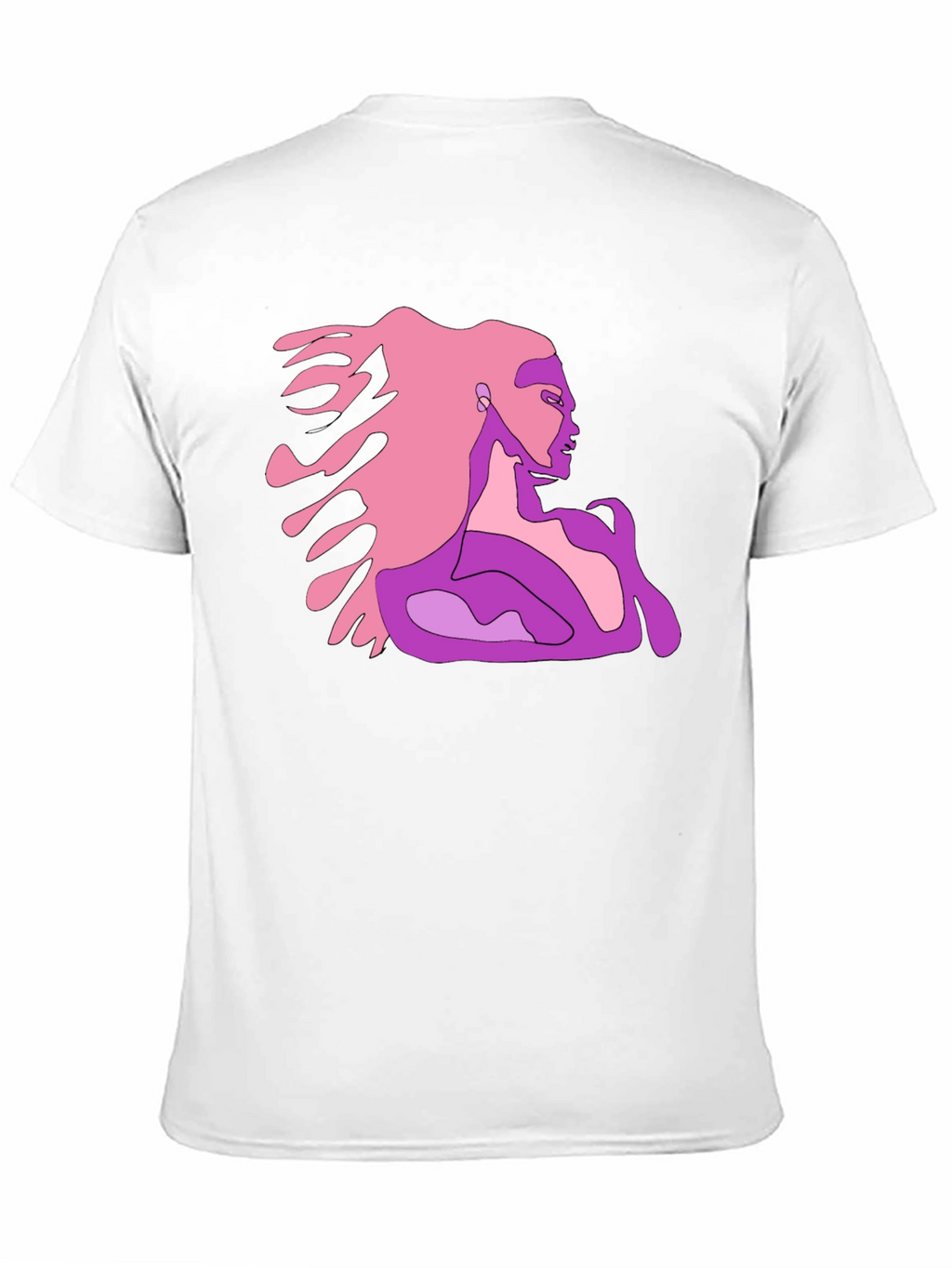 Abstract Woman Graphic Tee - Stylish and Unique