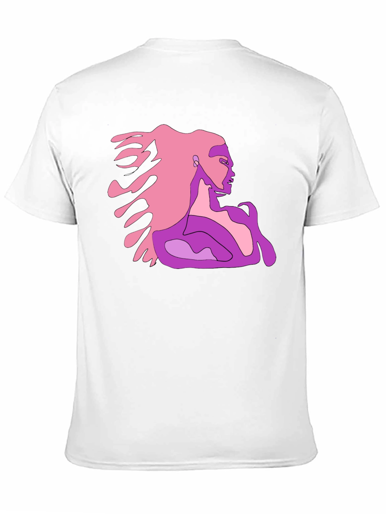 Abstract Woman Graphic Tee - Stylish and Unique