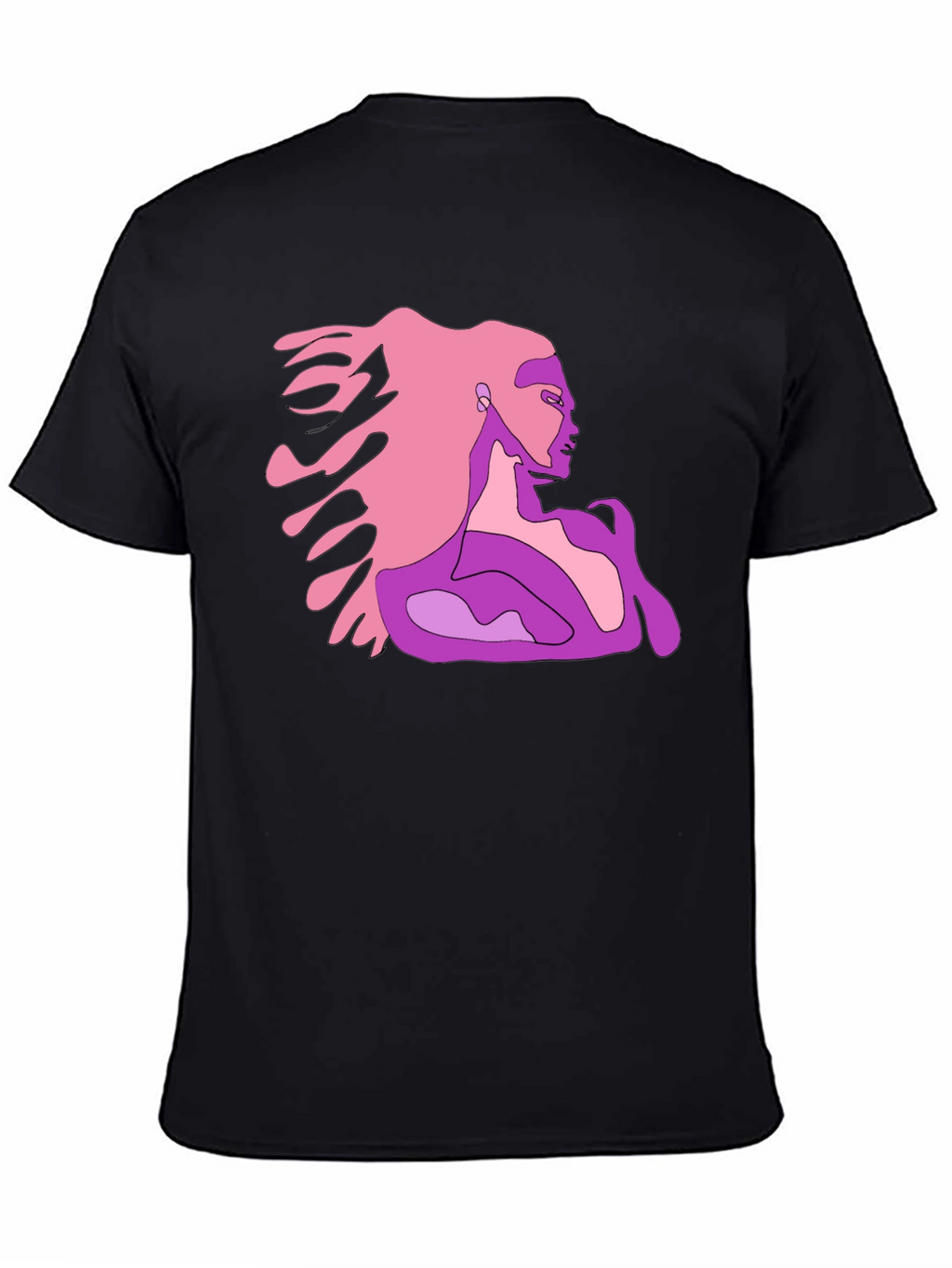 Abstract Woman Graphic Tee - Stylish and Unique