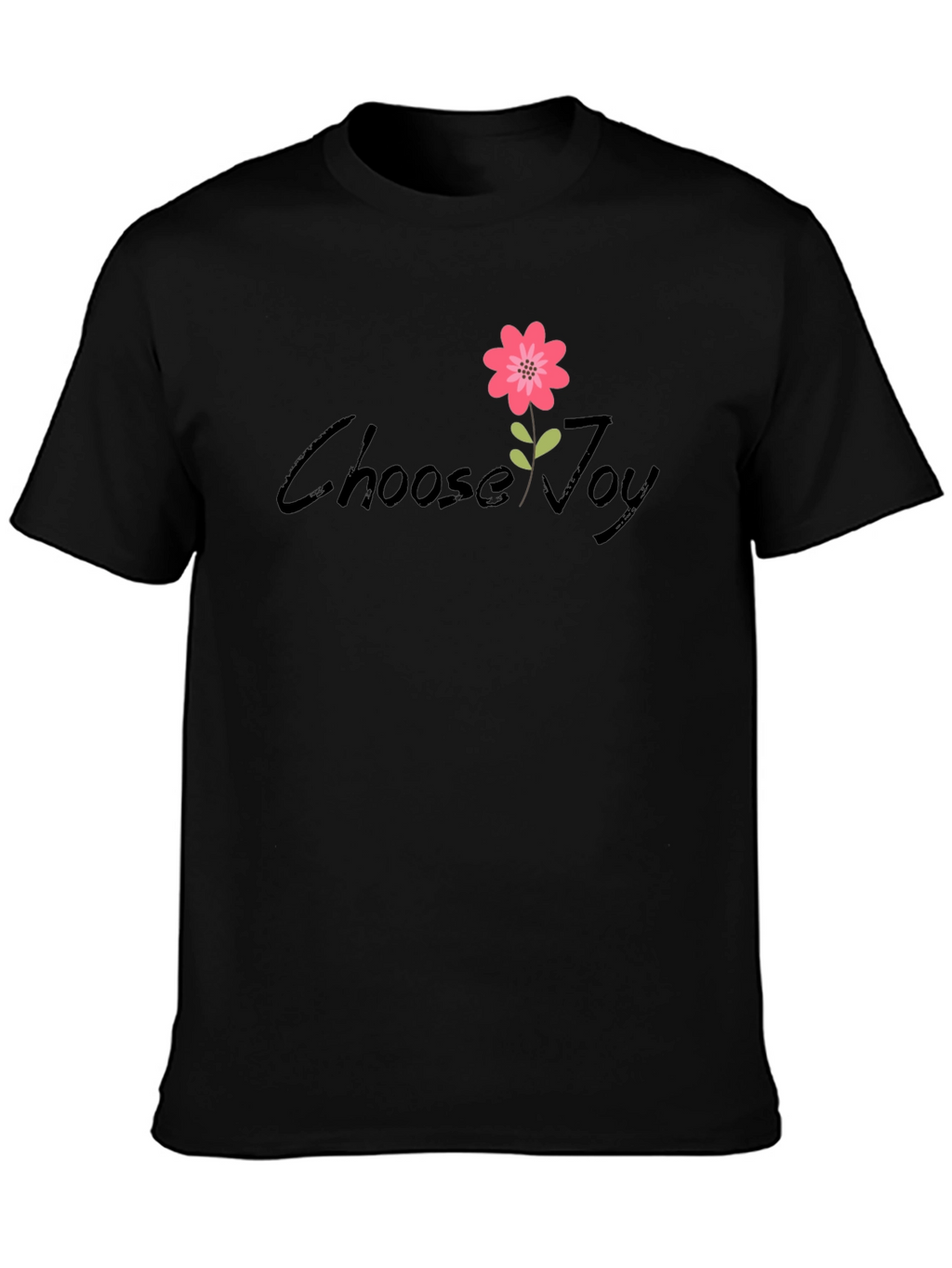 Choose Joy Graphic Tee - Black Unisex T-Shirt