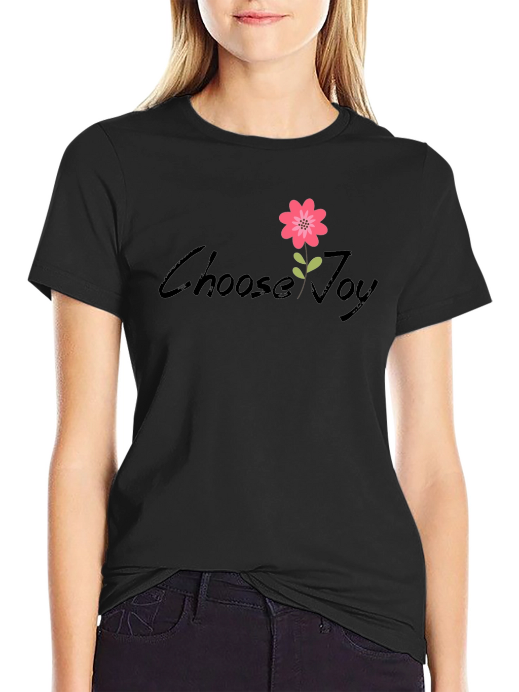Choose Joy Graphic Tee - Black Unisex T-Shirt