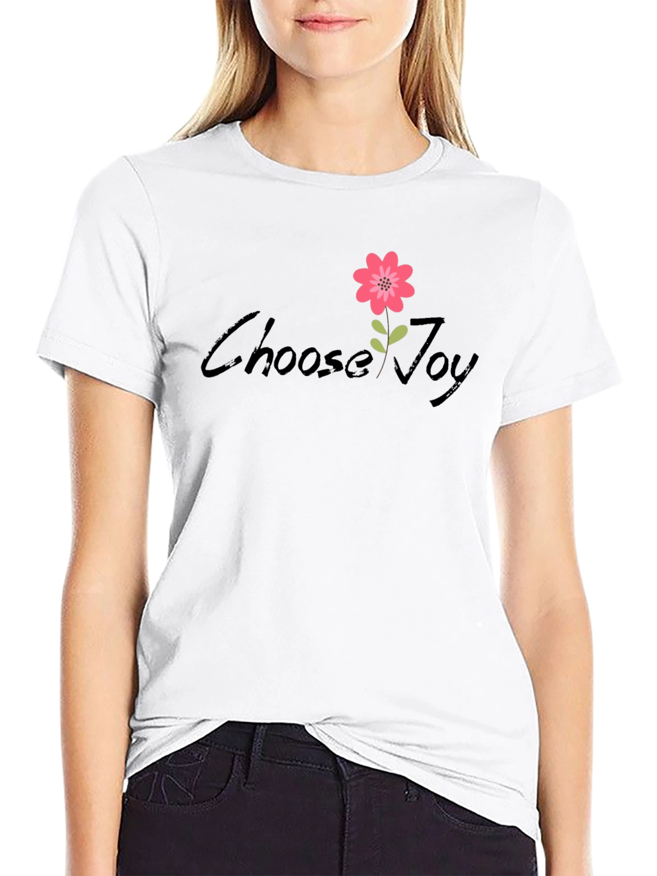 Choose Joy Graphic Tee - Black Unisex T-Shirt