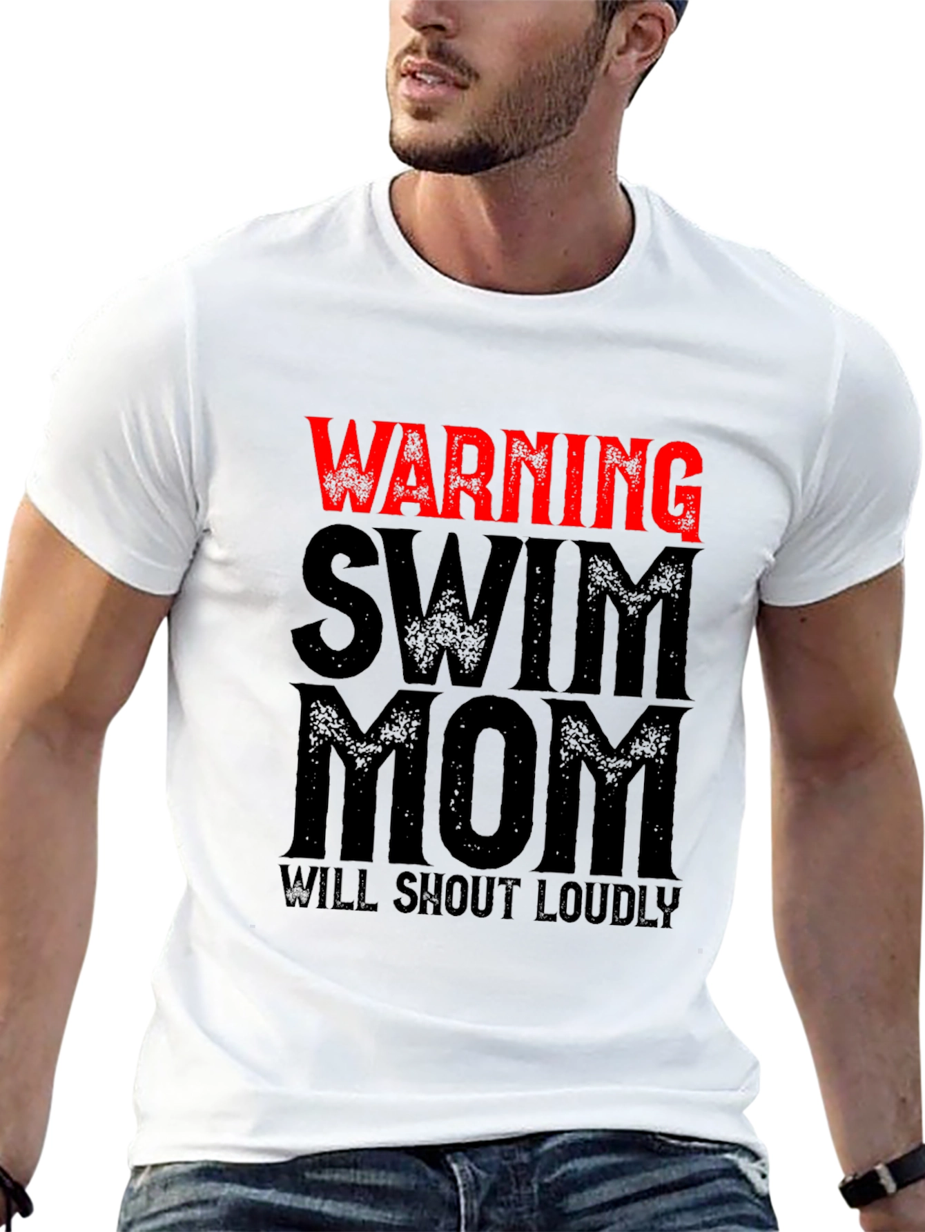 Warning Swim Mom T-Shirt