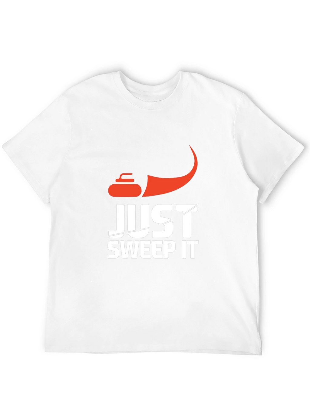 Just Sweep It Curling Graphic T-Shirt
