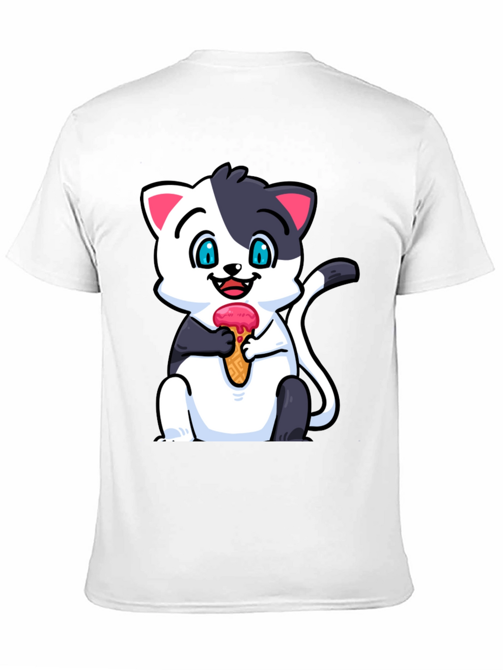 Cute Cat Ice Cream T-Shirt