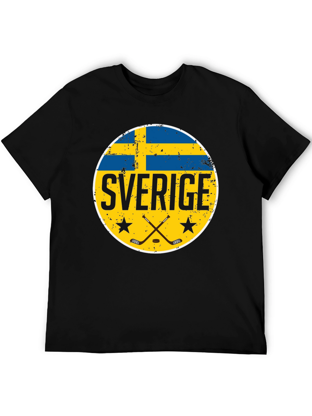 Sweden Hockey T-Shirt - Sverige Flag