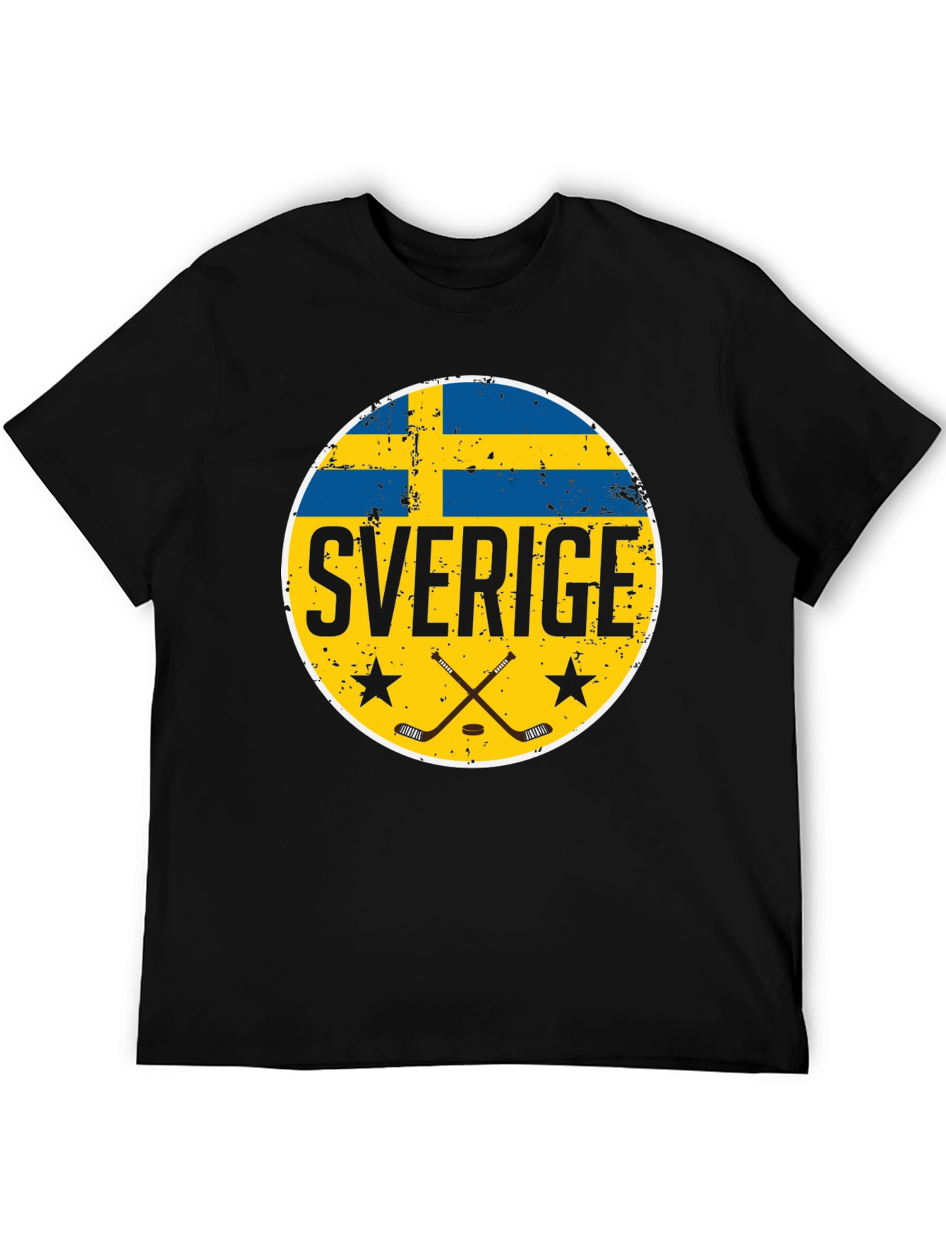 Sweden Hockey T-Shirt - Sverige Flag