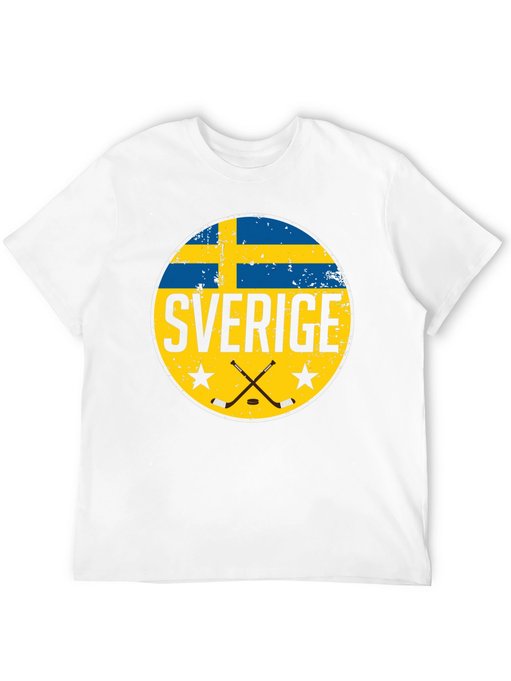 Sweden Hockey T-Shirt - Sverige Flag