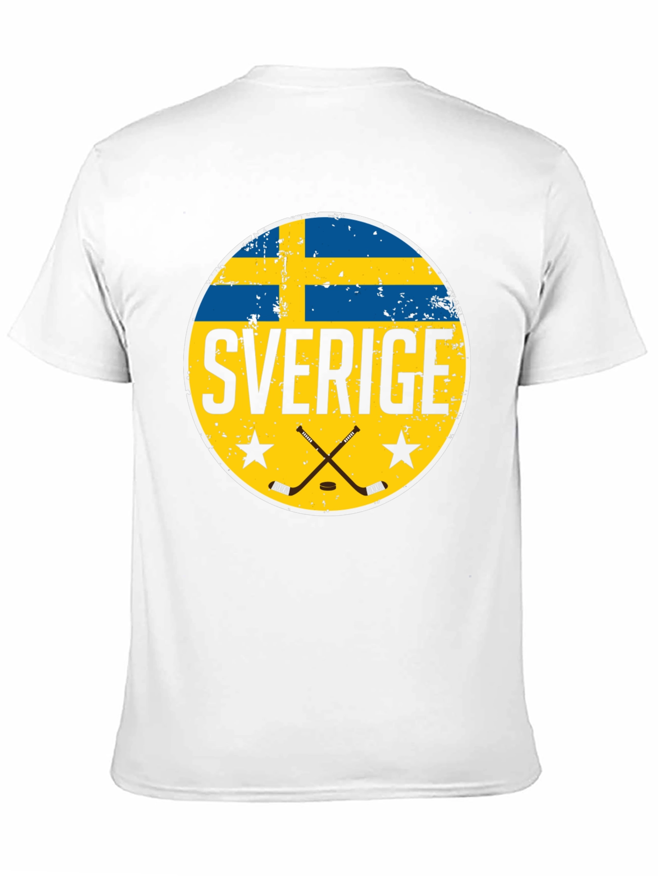 Sweden Hockey T-Shirt - Sverige Flag