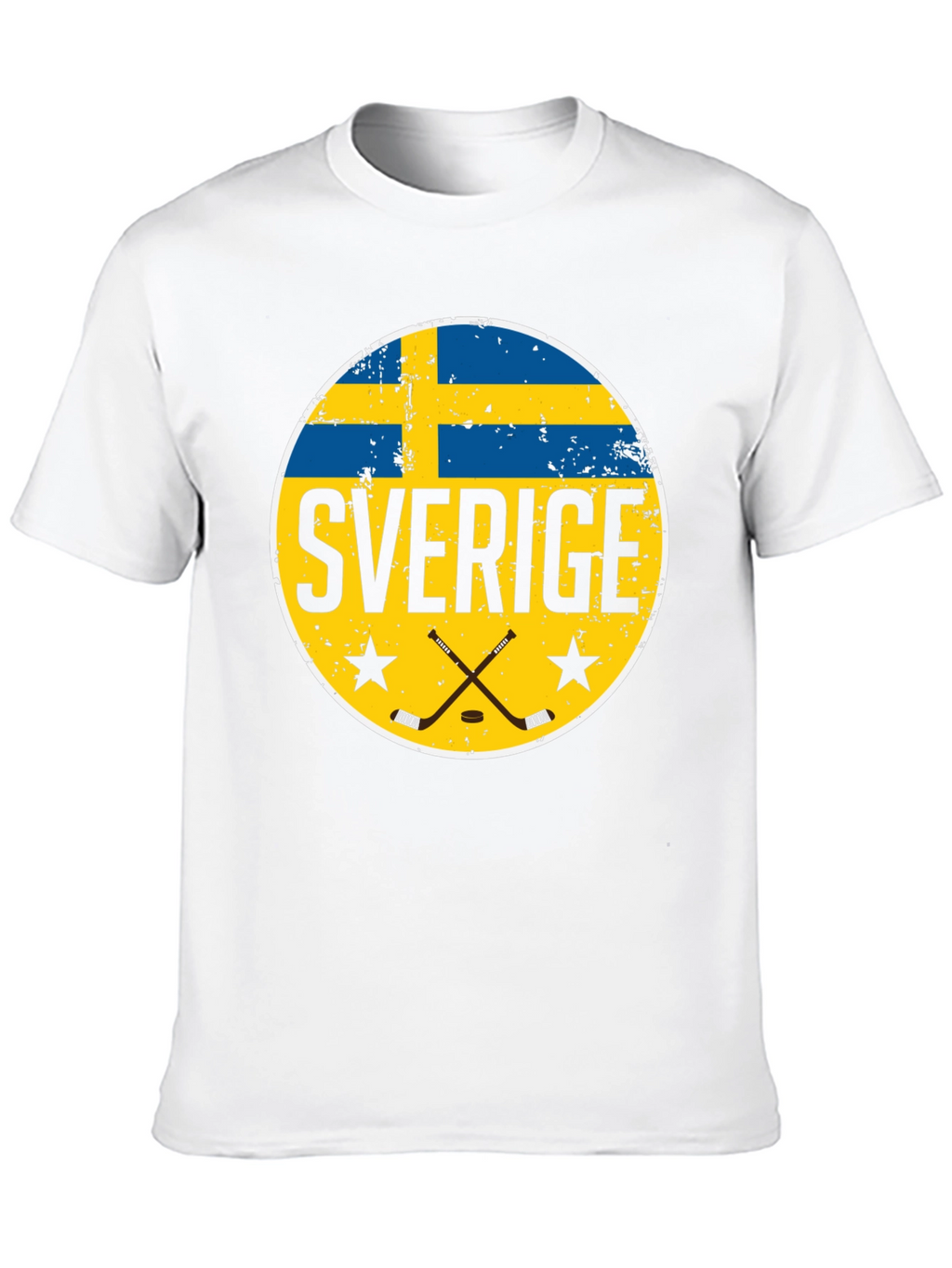 Sweden Hockey T-Shirt - Sverige Flag