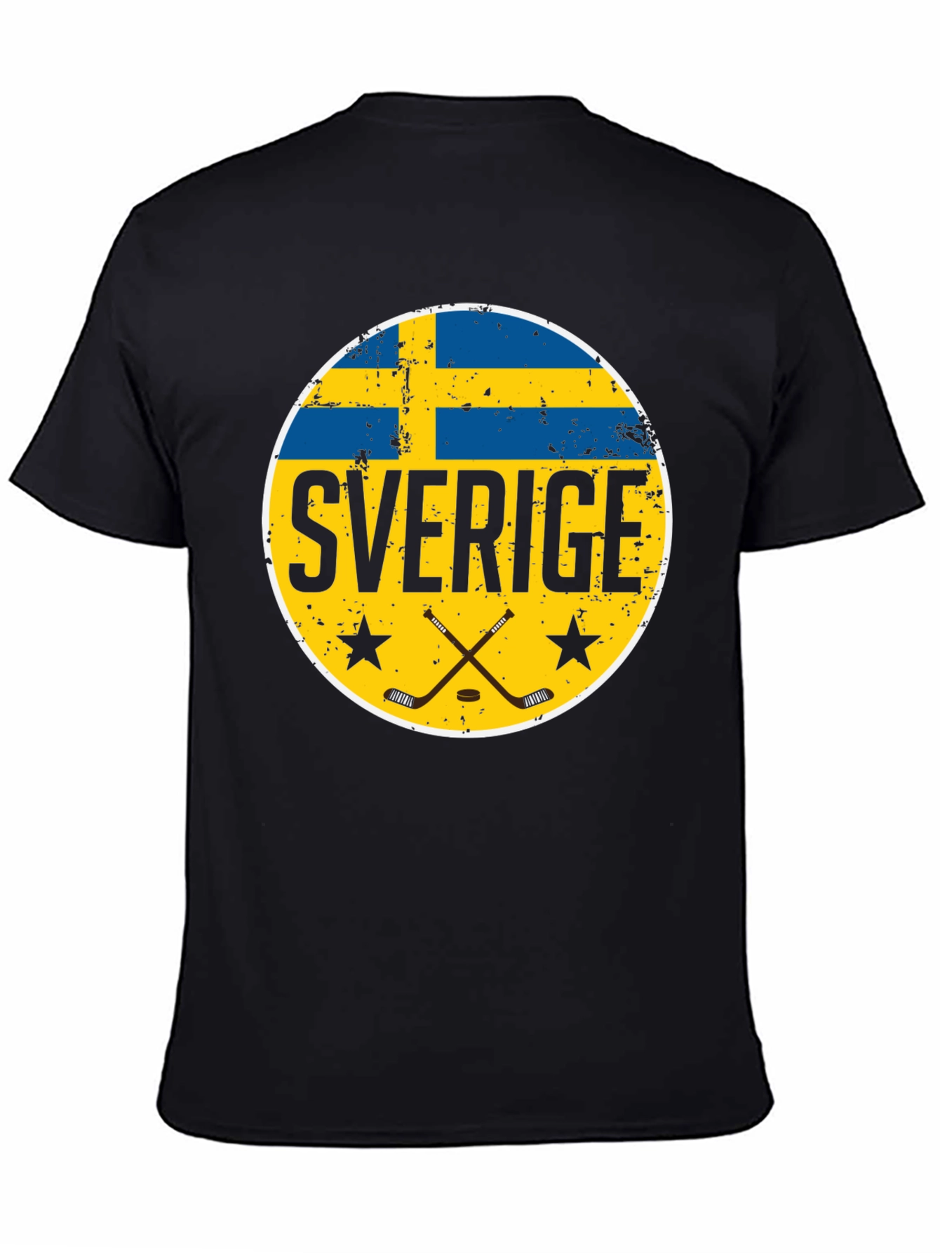 Sweden Hockey T-Shirt - Sverige Flag