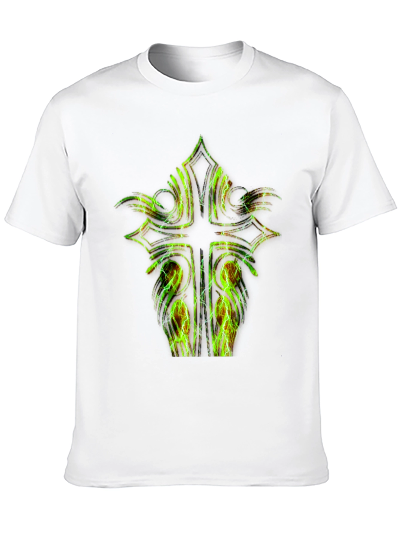 Electric Cross Graphic Black Tee