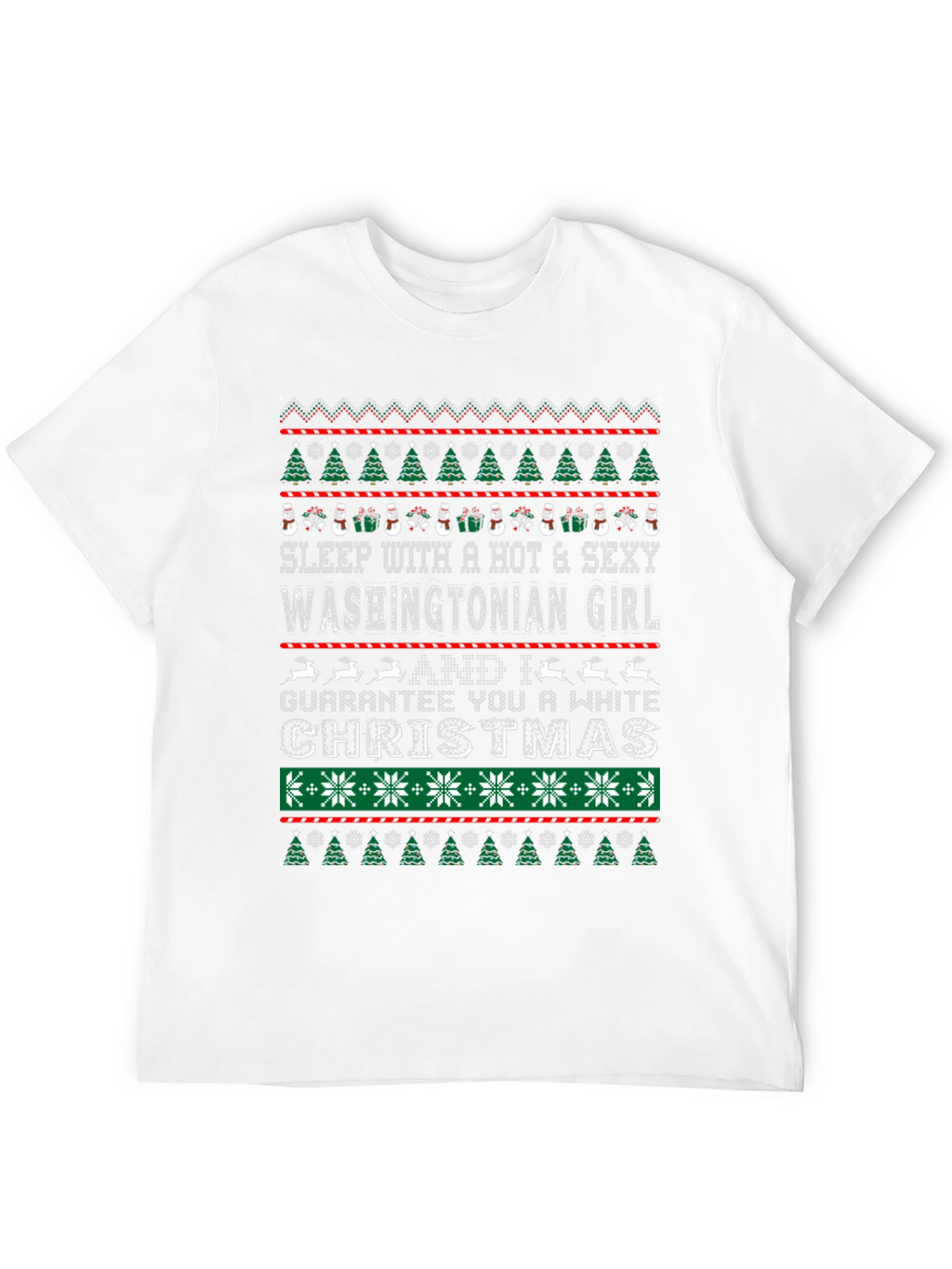 Washingtonian Girl Ugly Christmas T-Shirt