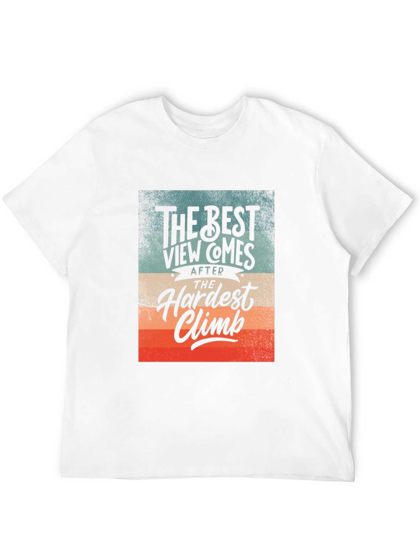 Inspirational Climbing T-Shirt - The Best View