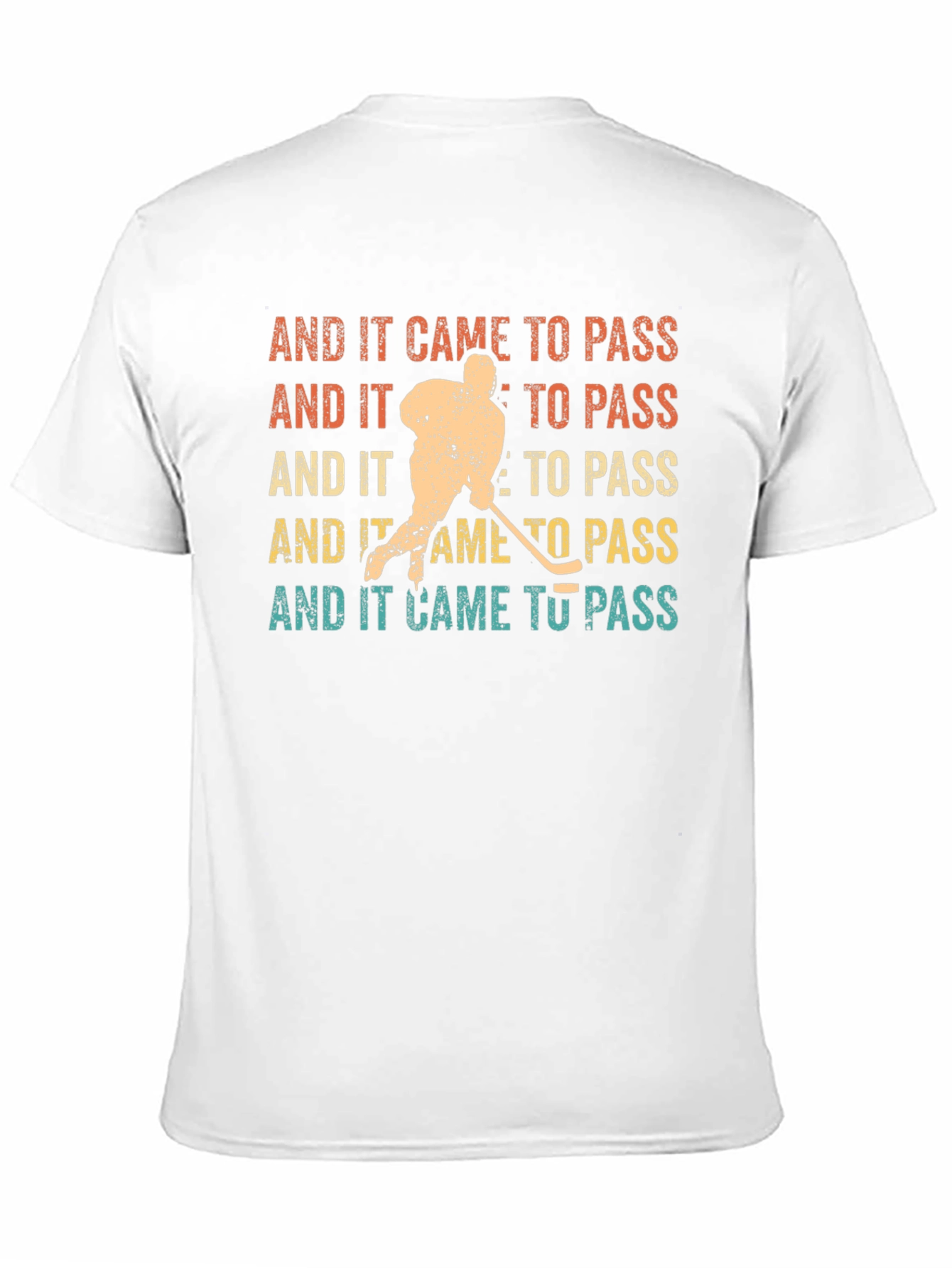 And It Came to Pass Hockey Graphic Tee