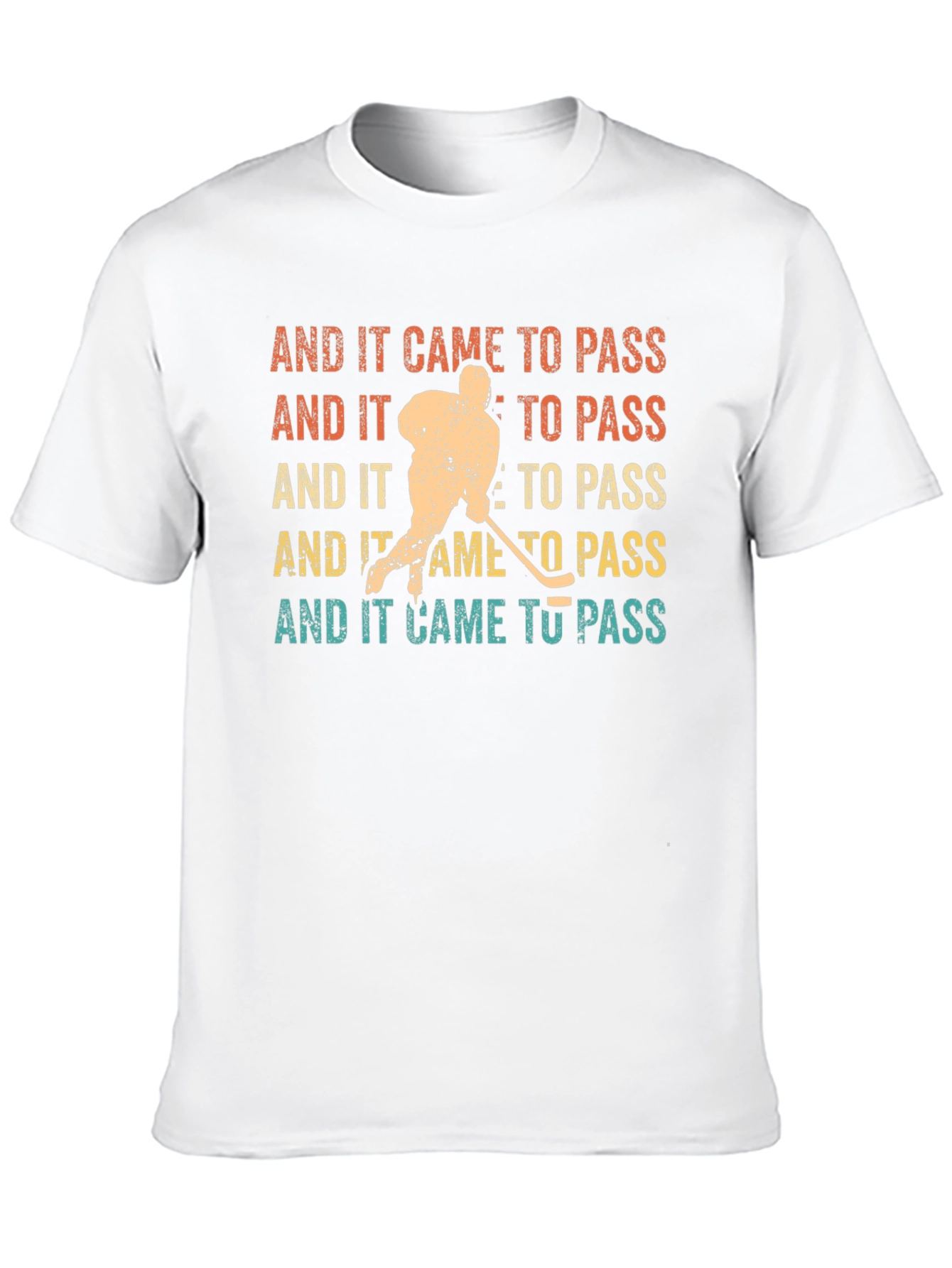 And It Came to Pass Hockey Graphic Tee