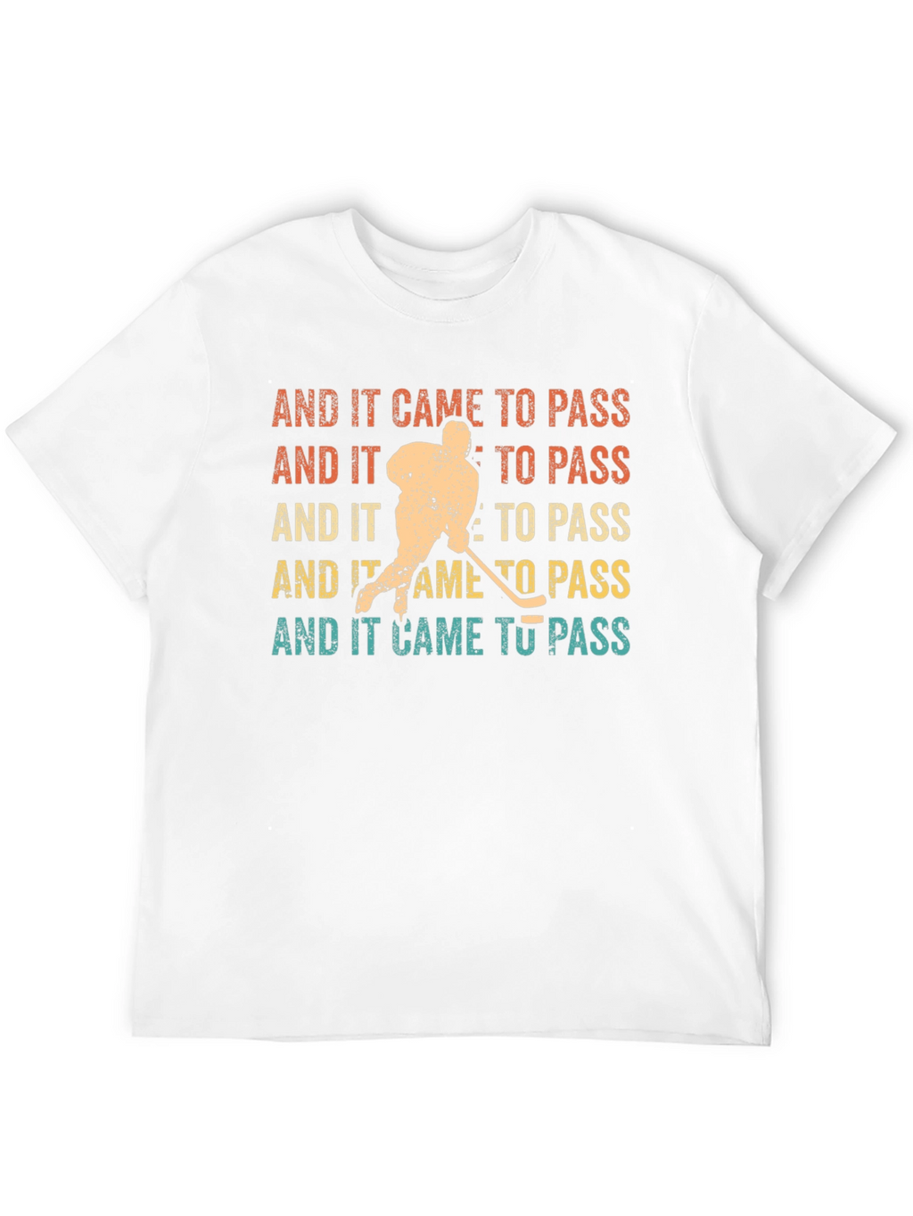 And It Came to Pass Hockey Graphic Tee