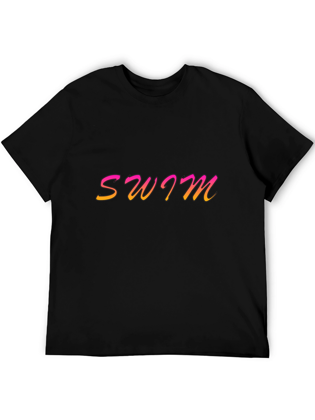 SWIM Graphic Tee - Black Casual T-Shirt