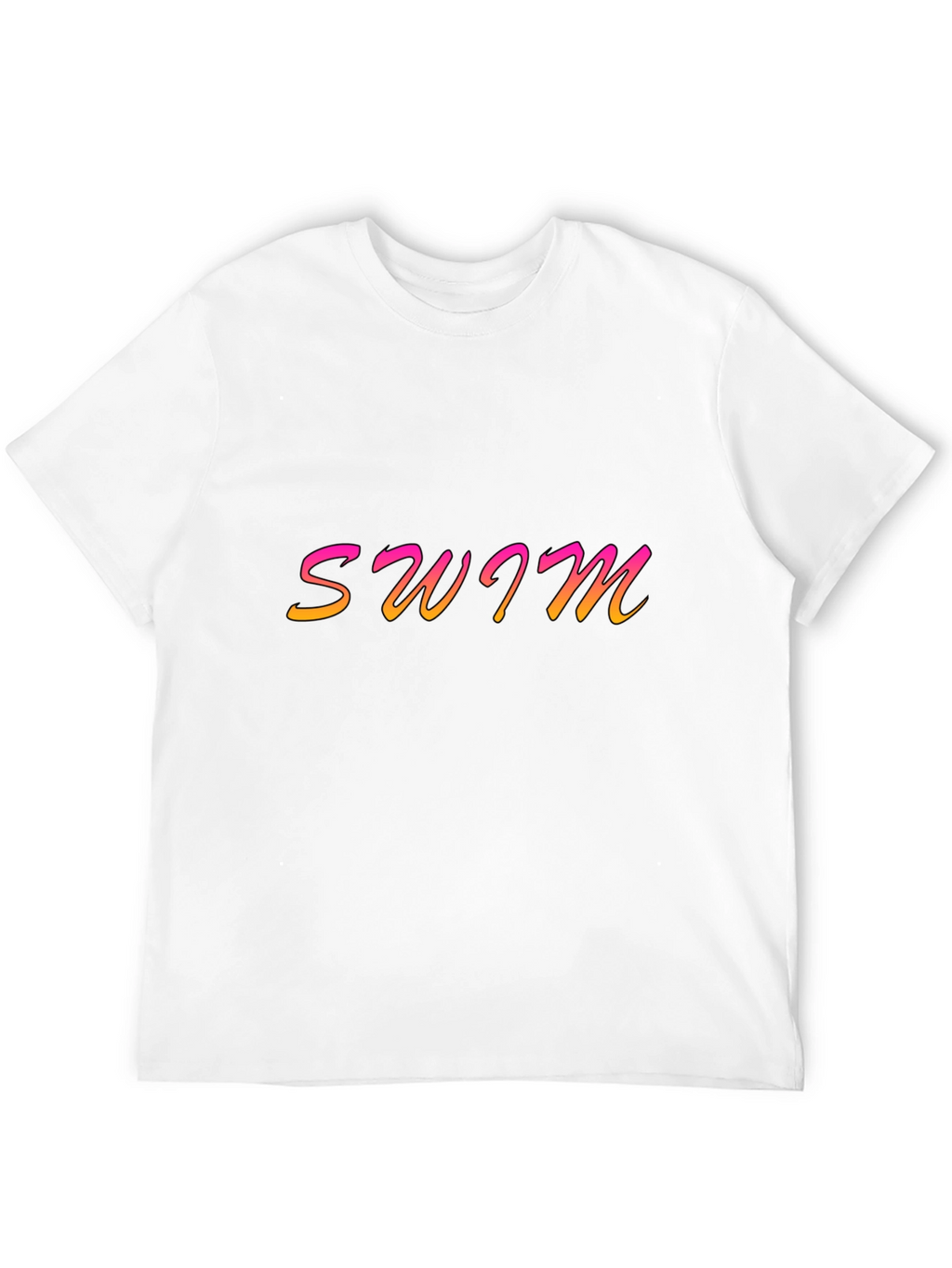 SWIM Graphic Tee - Black Casual T-Shirt
