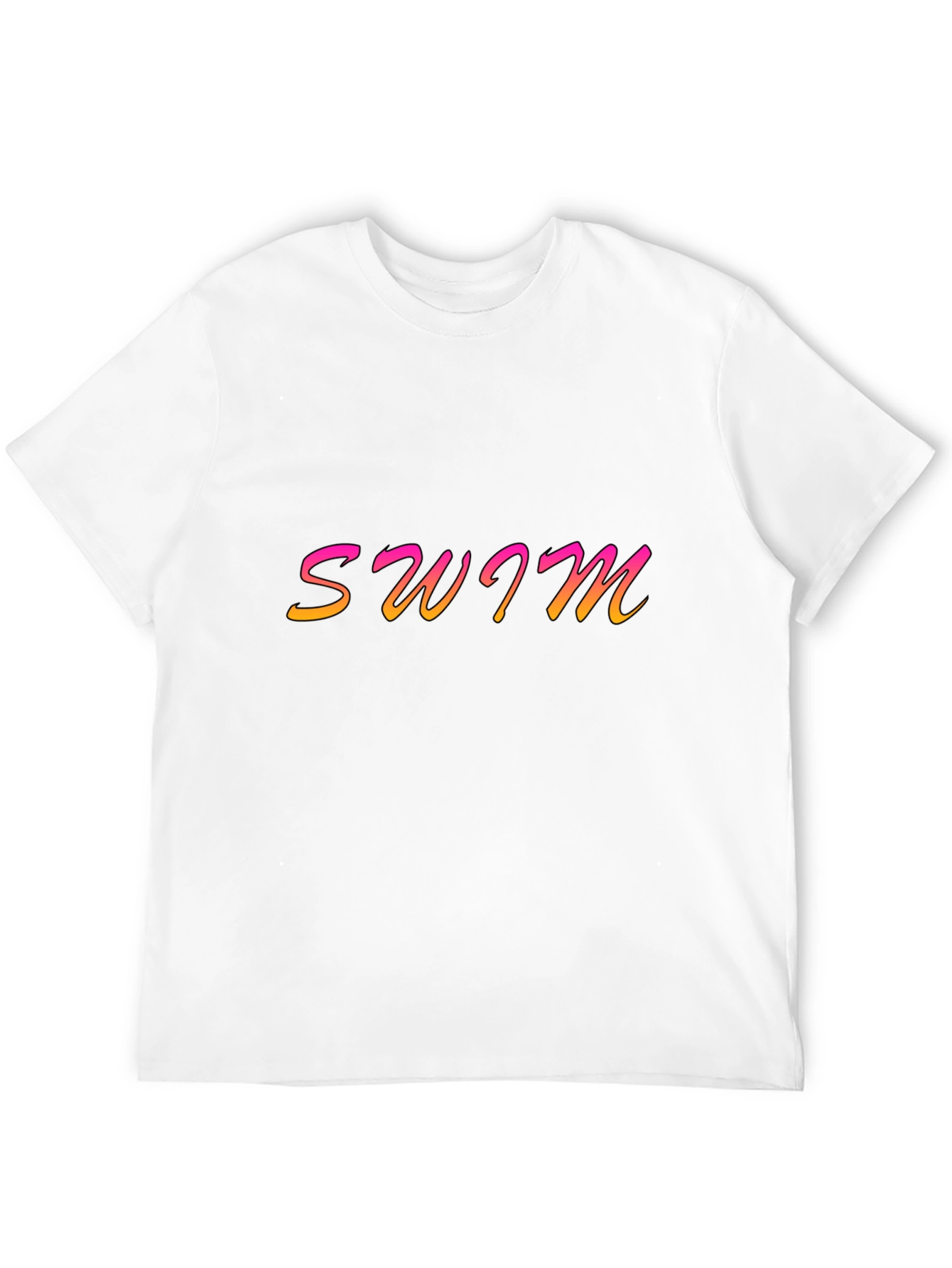 SWIM Graphic Tee - Black Casual T-Shirt