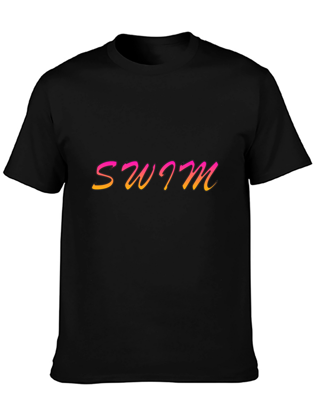 SWIM Graphic Tee - Black Casual T-Shirt