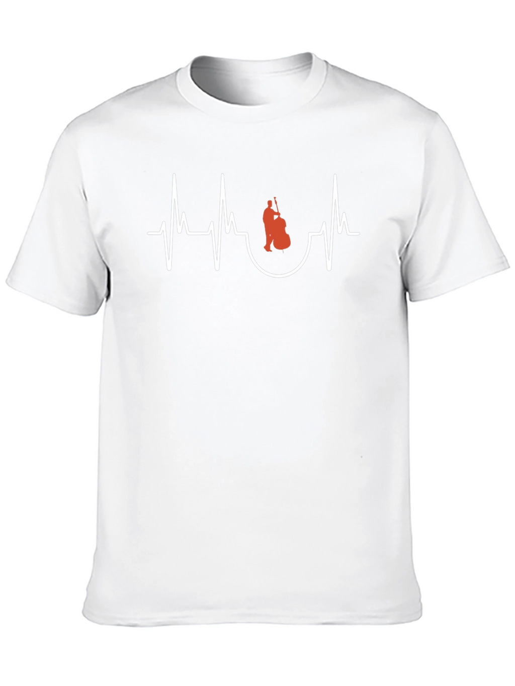 Bass Player Heartbeat T-Shirt