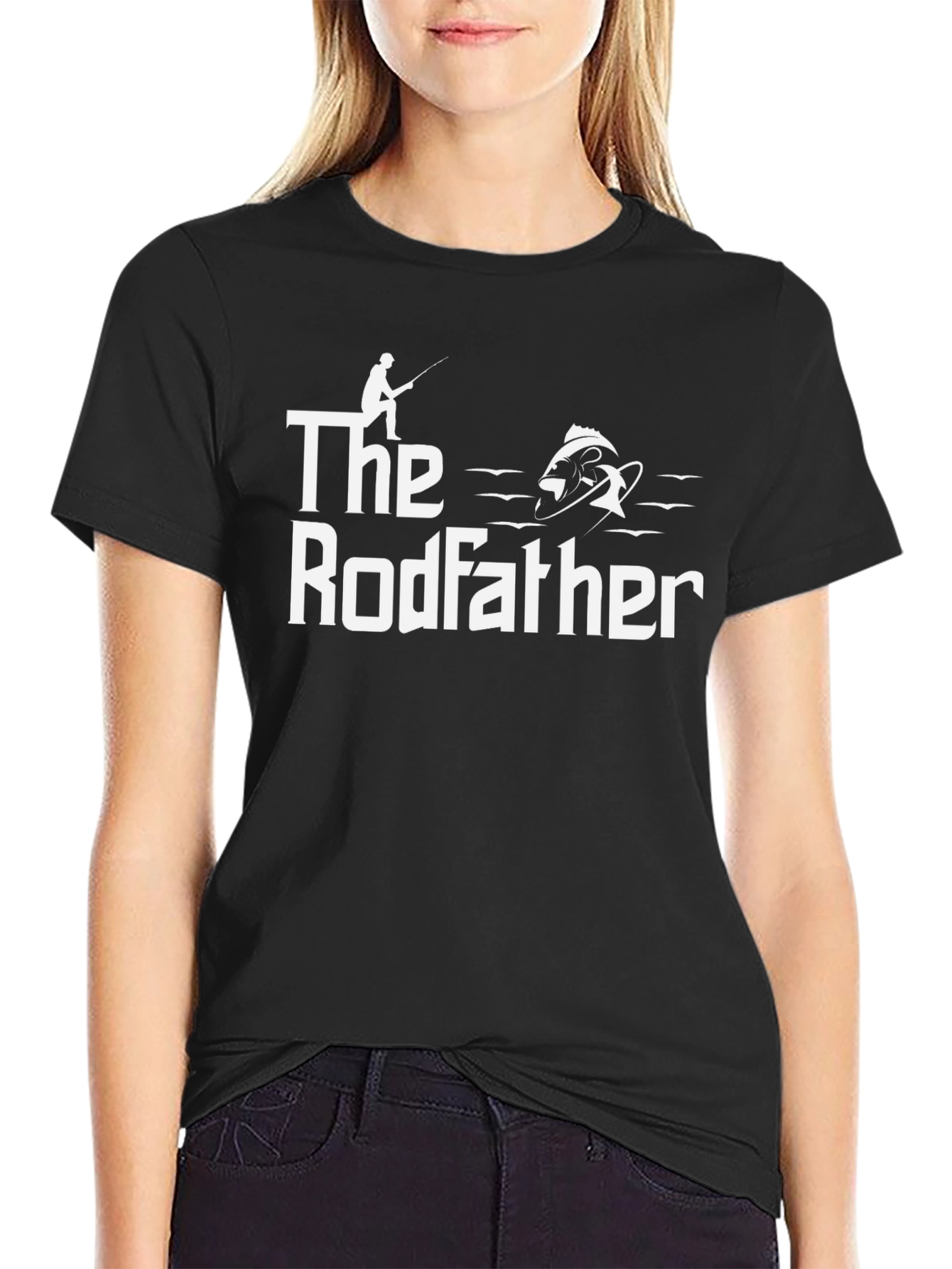 The Rodfather T-Shirt - Fishing Lover