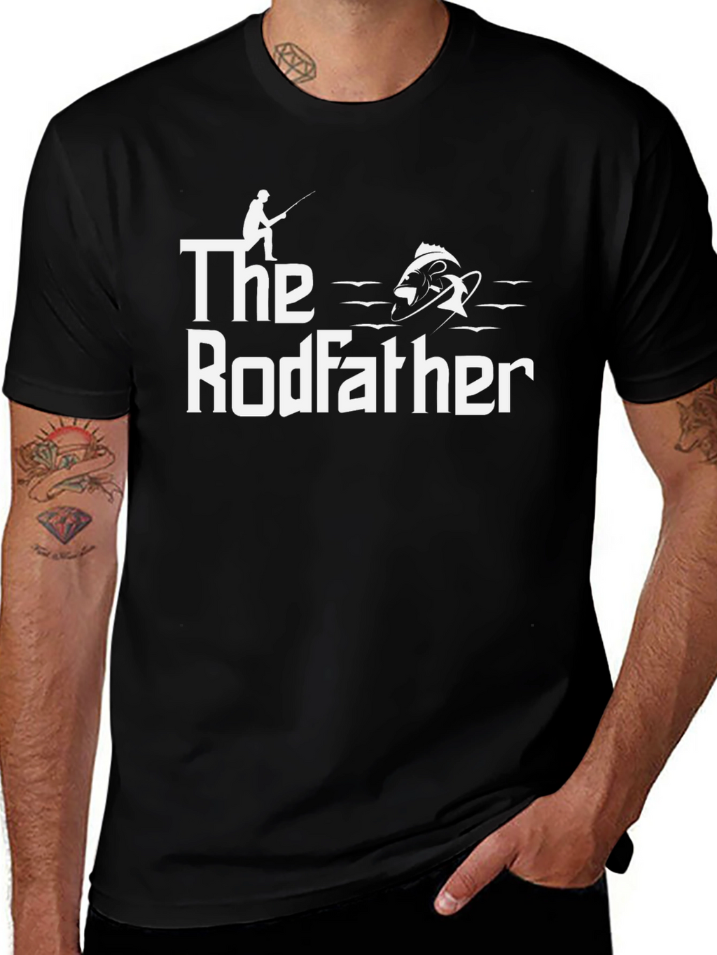 The Rodfather T-Shirt - Fishing Lover